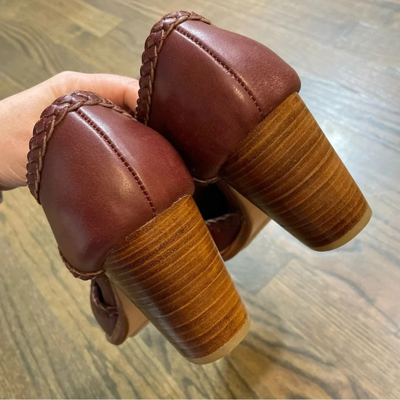 Bali Elf Spirit Walker Fairy Boho Stacked Heel Leather Booties Size 8 - Picture 10 of 14